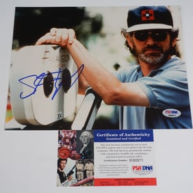 Steven Spielberg Signed Photograph with PSA/DNA COA