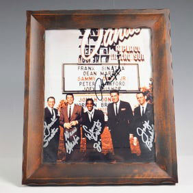 Rat Pack Autographed Photograph with Certificate of Authenticity
