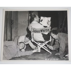 Columbia Pictures, Photograph, Three Stooges with Jules White