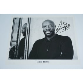 Isaac Hayes Autographed Photography