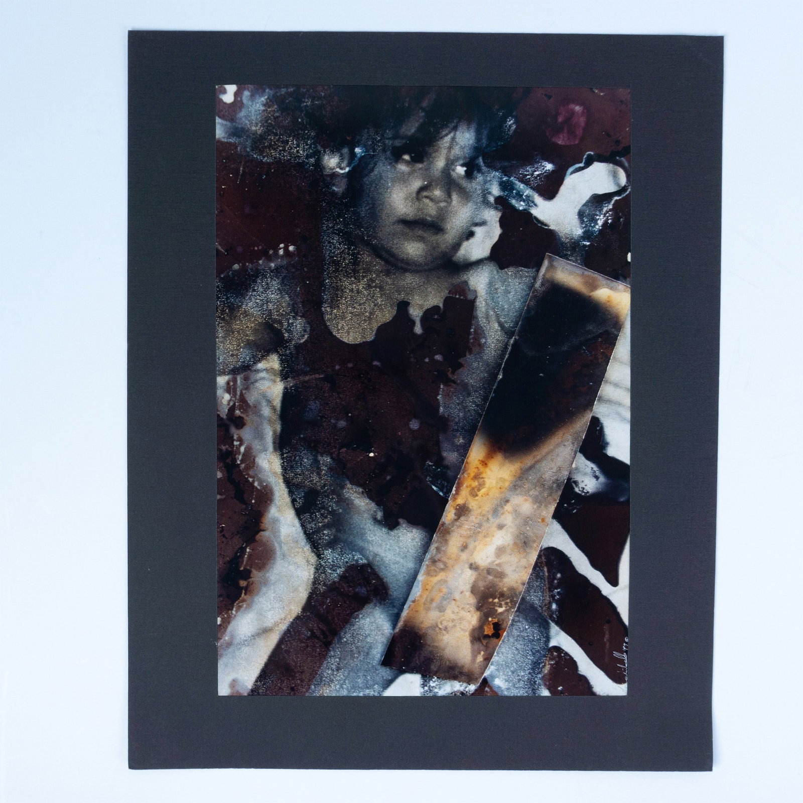 Moira Antonello, Original Color Photograph, Signed: A film photograph, digitally printed on paper, by Argentinian social activist photographer Moira Antonello. Signature in silver ink on lower right side. Housed in a black mat. Photograph size: 11"L x 