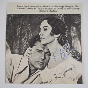 Richard Burton Signed Vintage Promotional Photograph