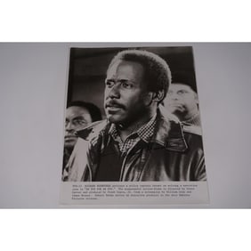Richard Roundtree Autographed Promotional Photo, 'An Eye for an Eye'