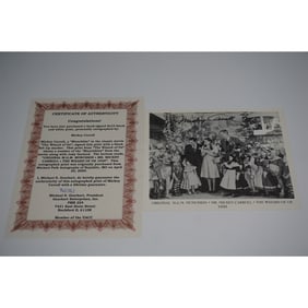 Wizard of Oz Mickey Carroll Signed Photograph with COA