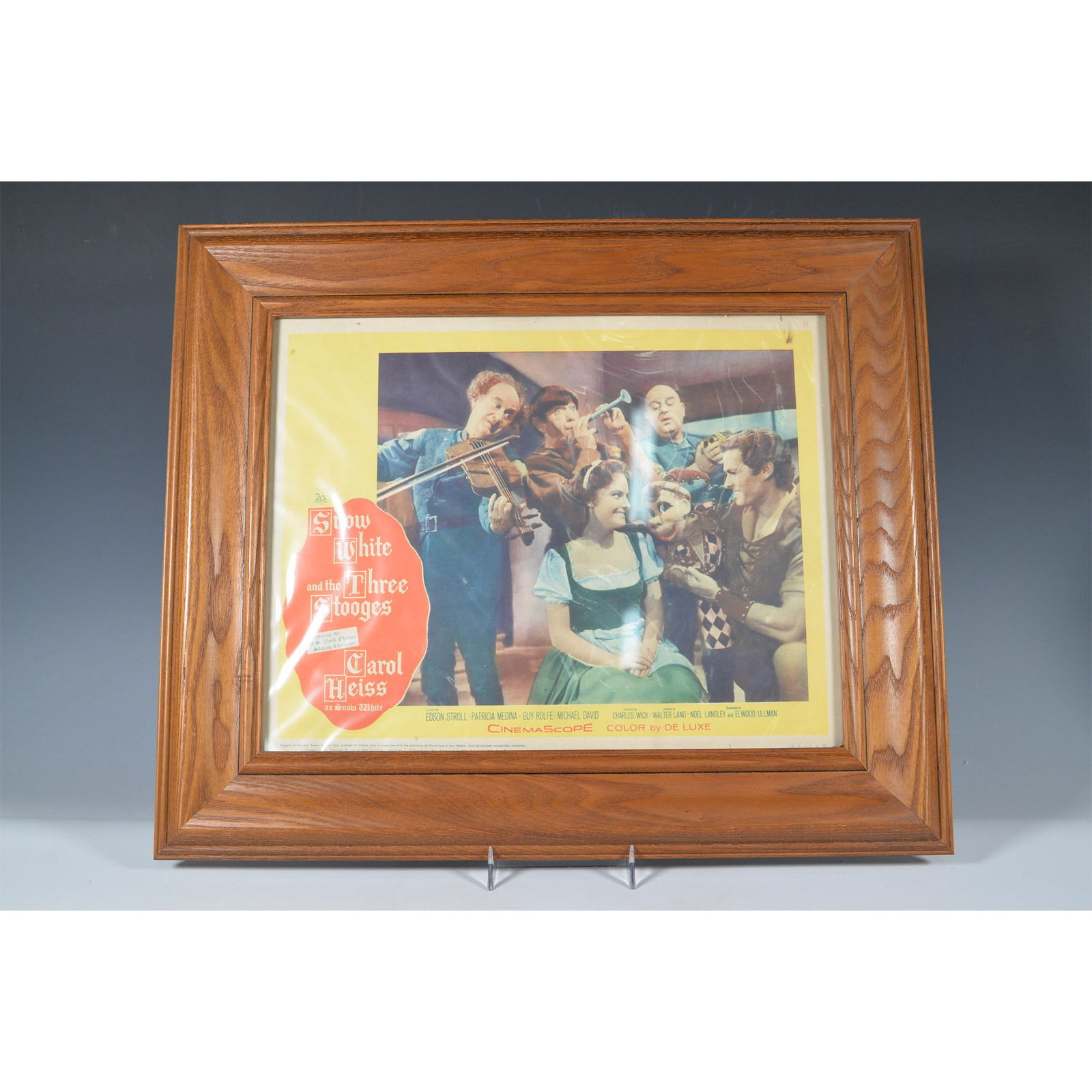 Framed Movie Lobby Card, Snow White and the Three Stooges (1 of 3)