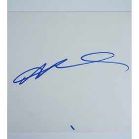 Sugar Ray Leonard Autographed Index Card