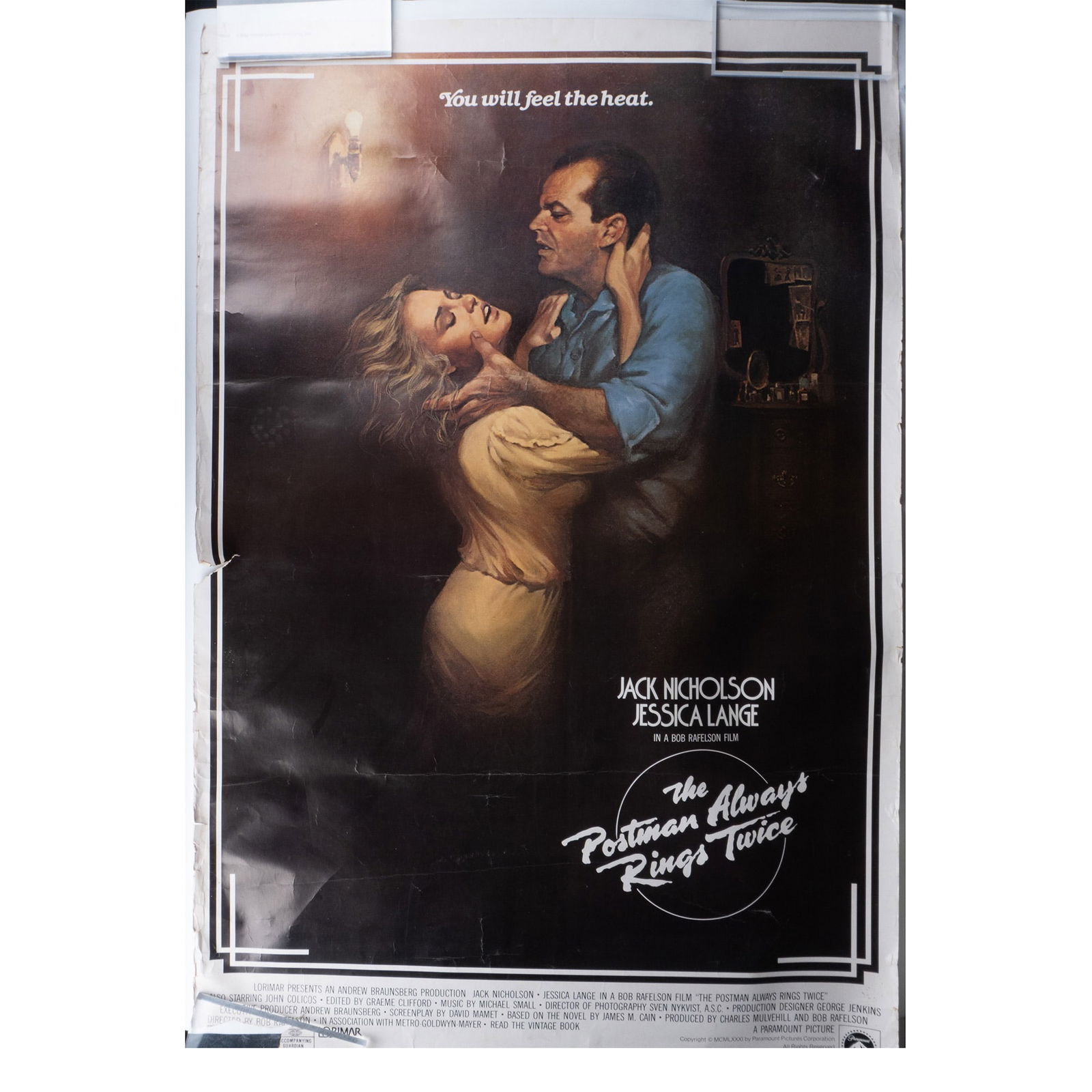 2pc Vintage Movie Theater Ad Poster, 9 to 5 and The Postman (1 of 4)