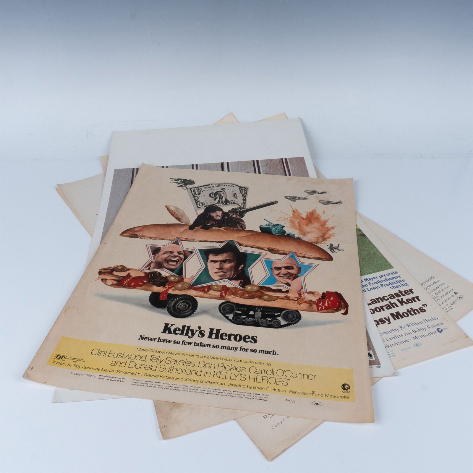 5pc Vintage Movie Theater Posters, 1969-70 (1 of 7)