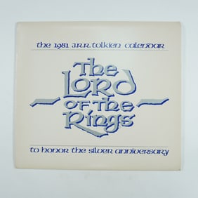 1981 J.R.R. Tolkien Silver Anniversary Calendar