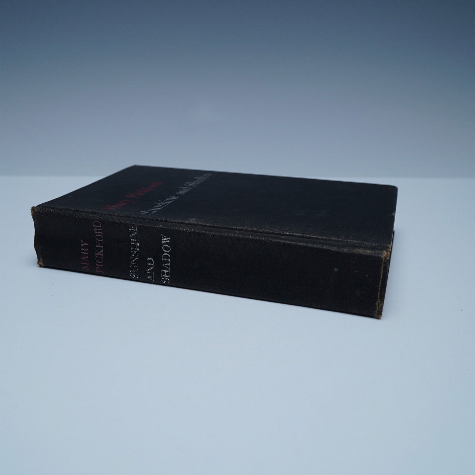 Mary Pickford Sunshine and Shadow First Edition Book, with Ephemera: A first edition copy of Sunshine and Shadow by Mary Pickford, published in 1955 by Doubleday & Company, Garden City, New York. This autobiography of the silent film star, known as "America’s Sweethe