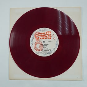 Dixieland Jubilee Red Vinyl Record Signed by Teddy Buckner Band