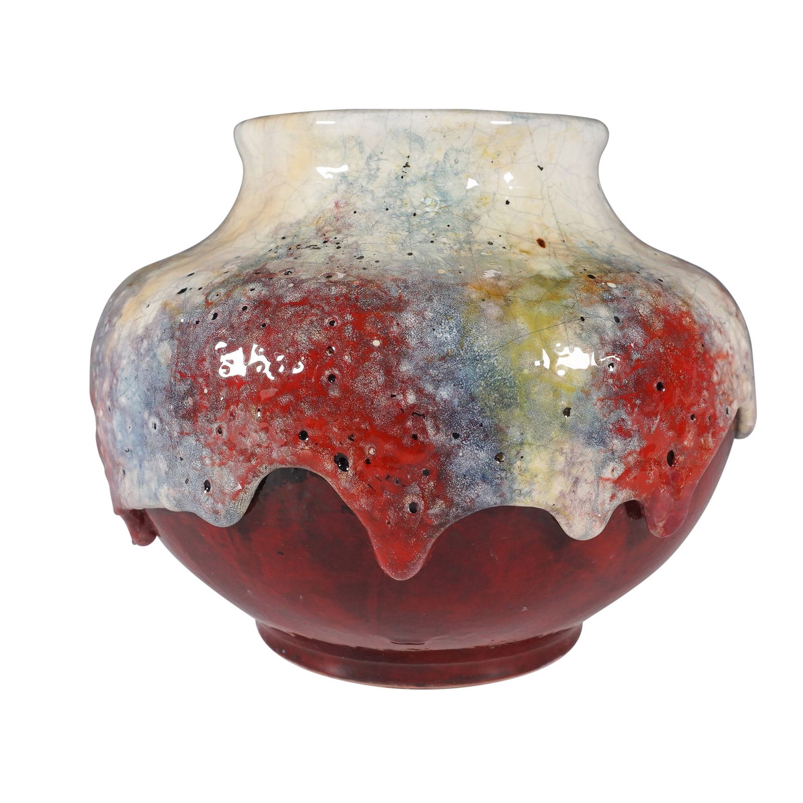 Royal Doulton Chang Flambe Glaze Vase (1 of 4)