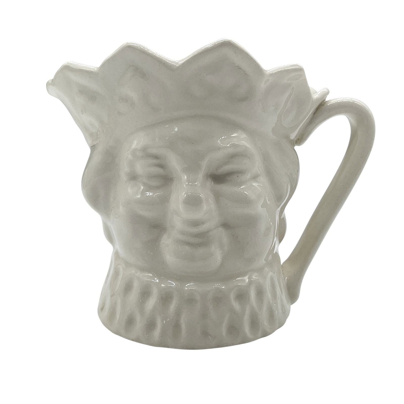 Old King Cole D6037 Small Undecorated Royal Doulton Character Jug: Undecorated. Royal Doulton backstamp. Artist: Harry Fenton Issued: 1939 - 1960 Dimensions: 3.5"H Country of Origin: England