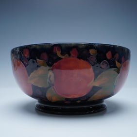 Antique Moorcroft Pottery Pomegranate Bowl