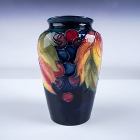 Moorcroft Pottery Leaf and Berry Vase