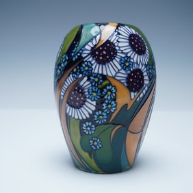 Moorcroft 'Campbell Island Daisy' Limited Edition Vase by Vicky Lovatt