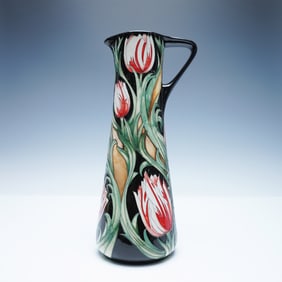 Moorcroft Pottery Race Against Time Trial Jug