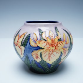 Moorcroft Pottery Vase, Windrush Pattern