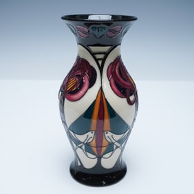Moorcroft Vase, Melody Pattern