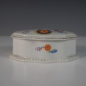 Rosenthal Porcelain Box, Geometric Design