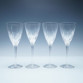 4pc Wine Glasses, Stuart Madison Clear Cut