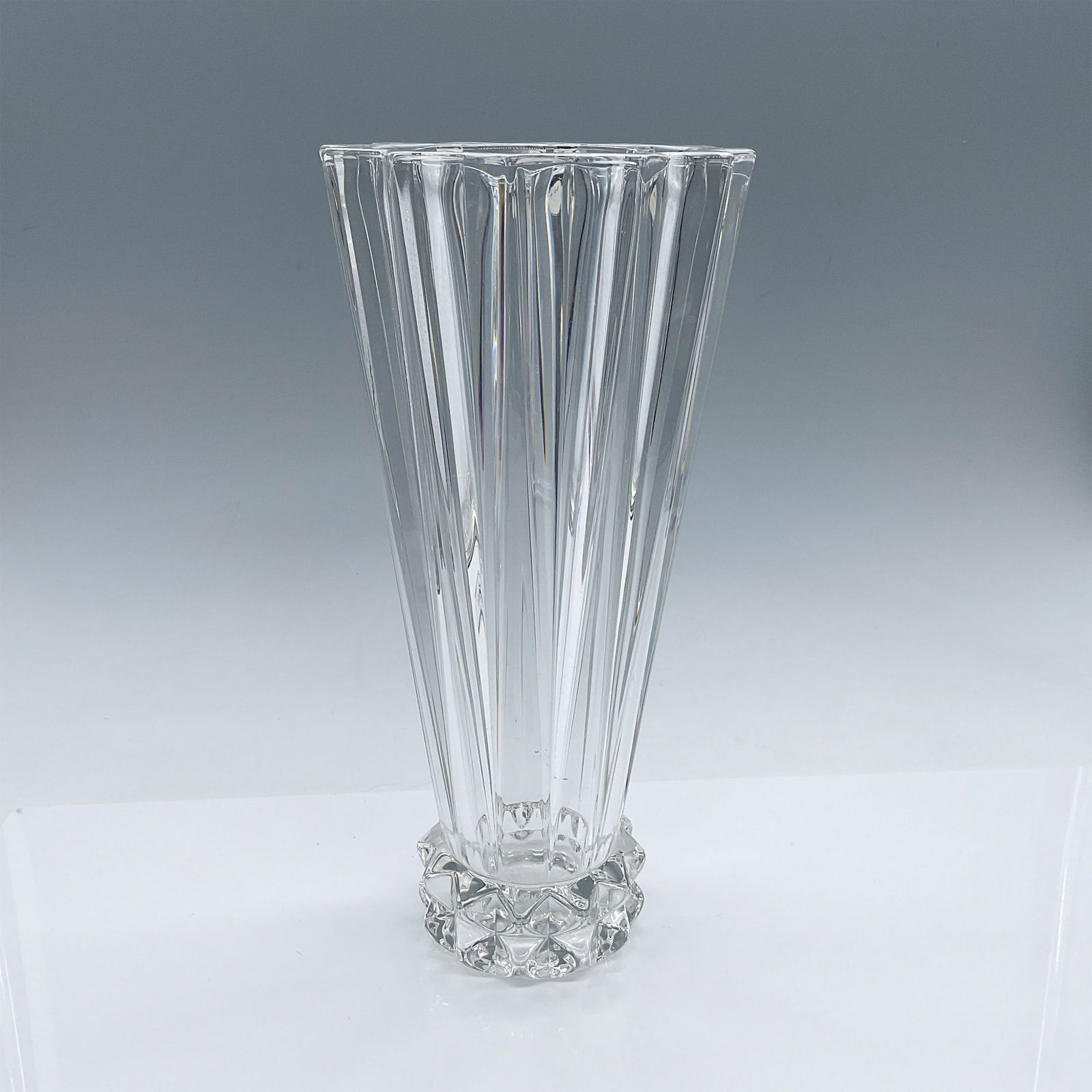 Rosenthal Crystal Vase, Blossom Pattern (1 of 4)