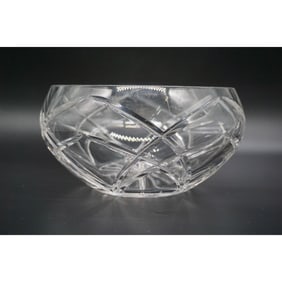Cut Glass Bowl, Starburst
