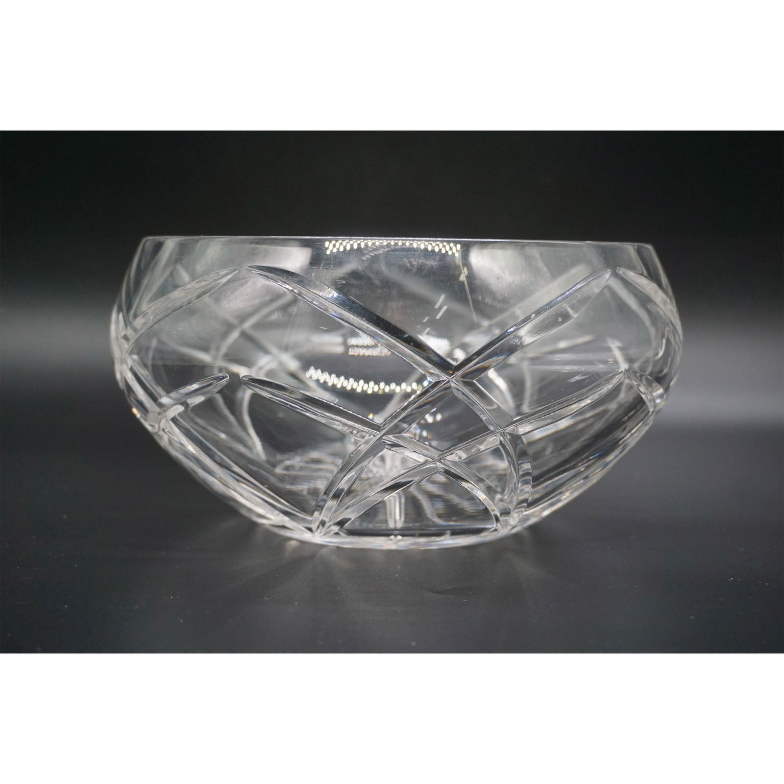 Cut Glass Bowl, Starburst (1 of 3)