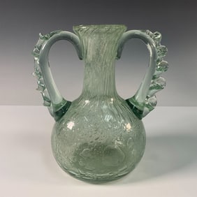 Skansens Glasbruk Style Vase, Attrib to Ture Berglund