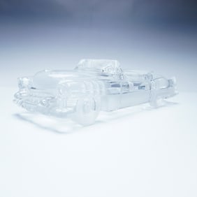 Daum Crystal Limited Edition 1953 Cadillac Convertible Sculpture