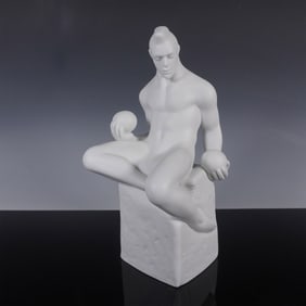 Royal Copenhagen Porcelain Figurine, Libra