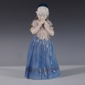 Royal Copenhagen Porcelain Figurine, Girl from Bornholm
