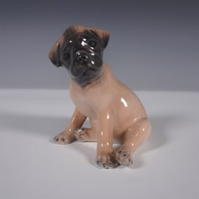 Royal Copenhagen Porcelain Figurine, Pug Puppy