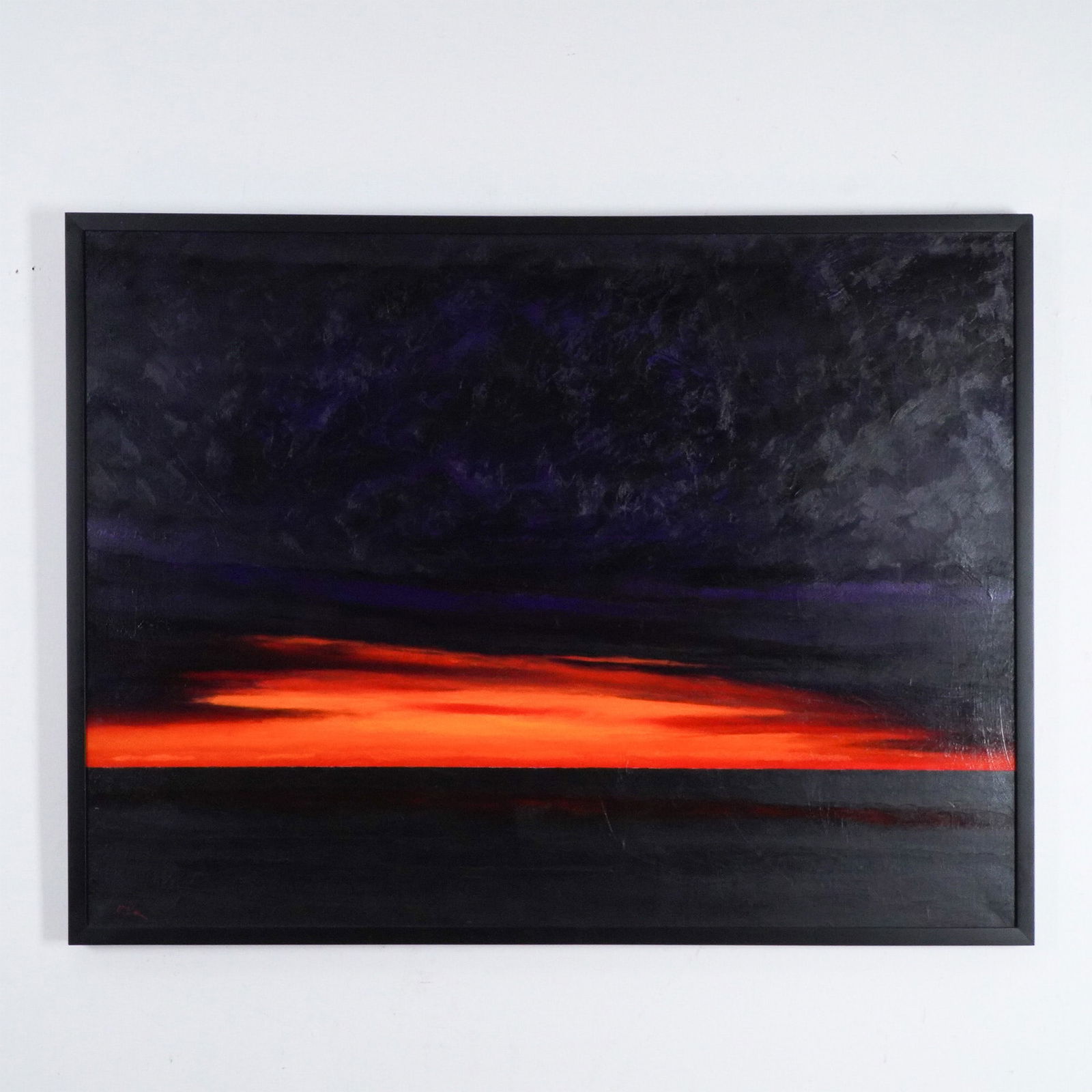 David Neri, Oil on Canvas, Last Light at Land's End, Signed (1 of 3)