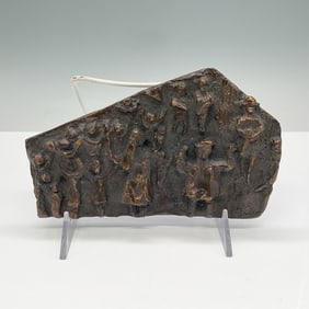 Kenneth Treister Bronze Relief Sculpture, Warsaw Ghetto