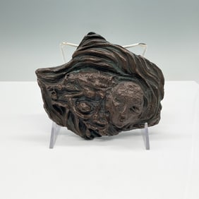 Auschwitz Memorial Bronze Relief Sculpture by K. Treister