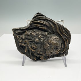 Auschwitz Memorial Bronze Relief Sculpture by K. Treister