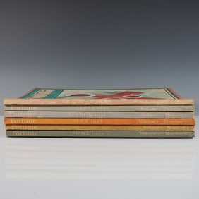 6pc Vintage Fortune Magazines, Issues from January to June of 1932