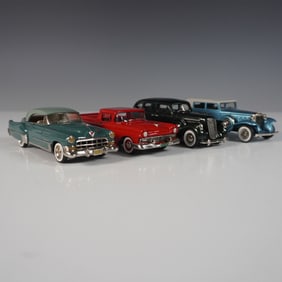4pc Brooklin & WM Diecast Model Cars, 1:43 Scale