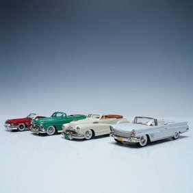 4pc Brooklin Models Die-Cast Car Lot, Classic Convertibles