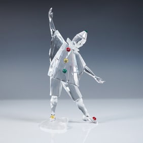 Swarovski Crystal Figurine, Masquerade Pierrot