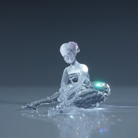 Swarovski Young Ballerina Figurine with Original Box