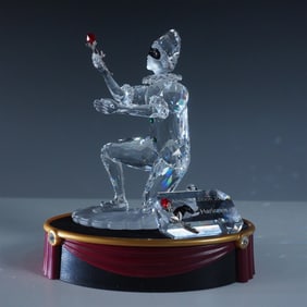 Swarovski SCS Annual Edition Figurine, Harlequin w/ Base & Plaque