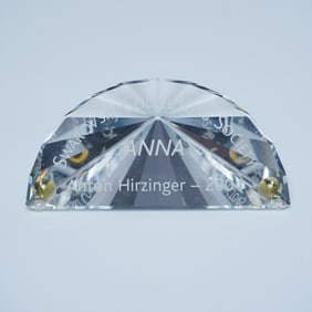 Swarovski 2004 Annual Edition Crystal Plaque, Anna