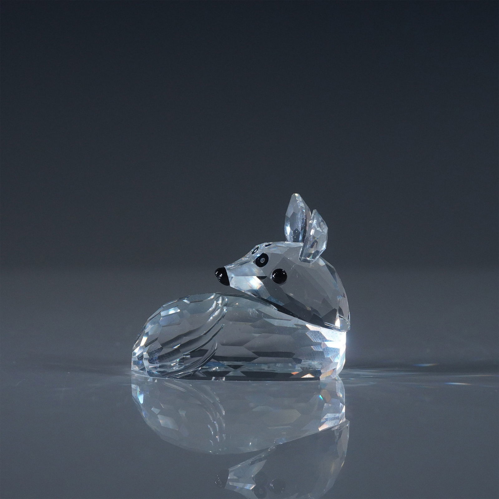Swarovski Crystal Figurine, Roe Deer Fawn (1 of 4)