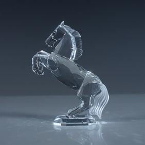 Swarovski Crystal Figurine, White Stallion