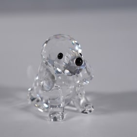 Swarovski Silver Crystal Beagle Figurine