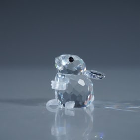 Swarovski Silver Crystal Figurine, Field Mouse