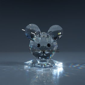 Swarovski Crystal Figurine, Mouse