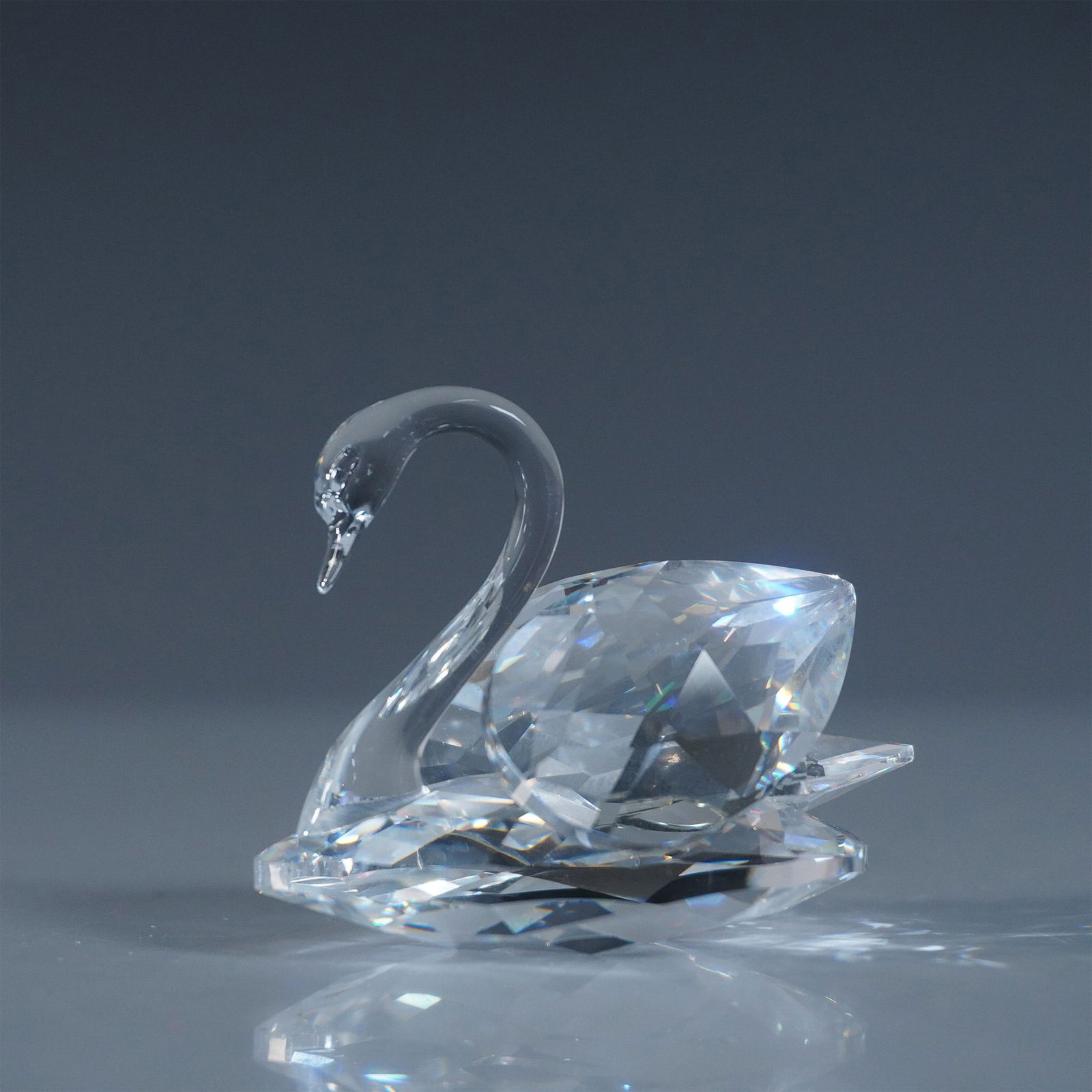 Swarovski Silver Crystal Figurine, Swan w/Original Box (1 of 4)